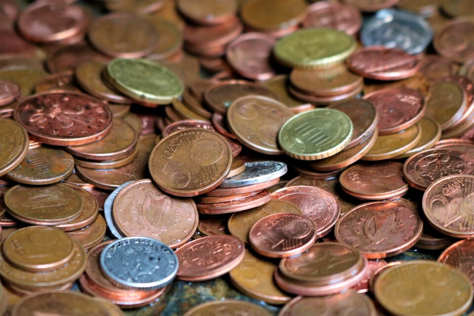 Finance loose change coins