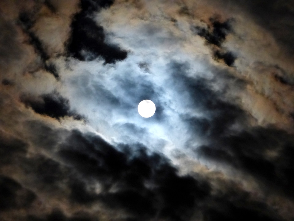 Clouds moonlight clouds veil