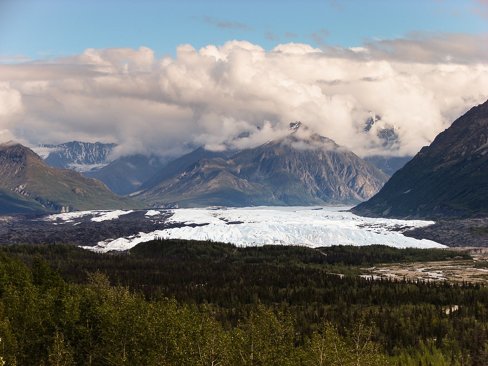 Landscape alaska clouds