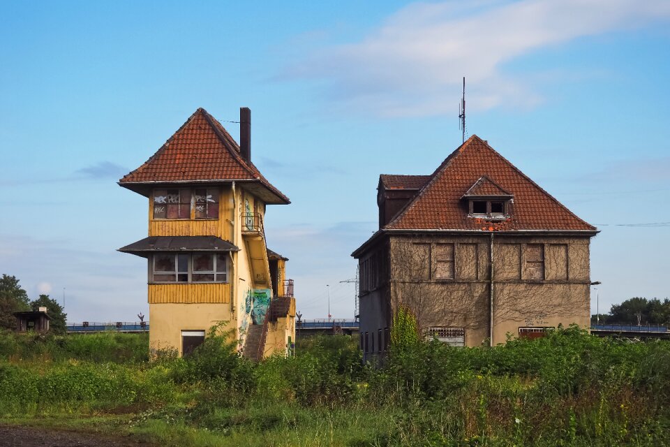 Signal box destroyed building