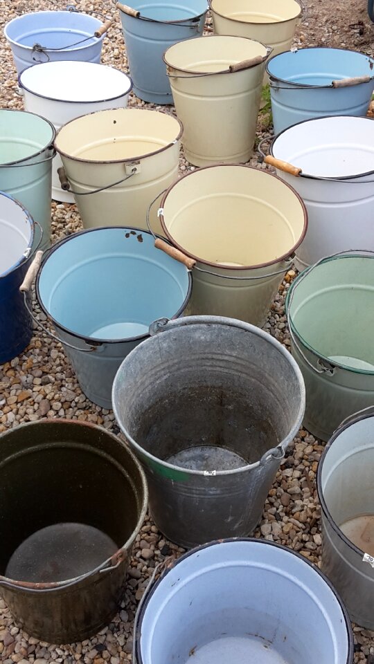 Metal bucket used sheet