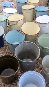 Metal bucket used sheet