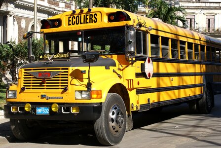 Cuba havana bus photo