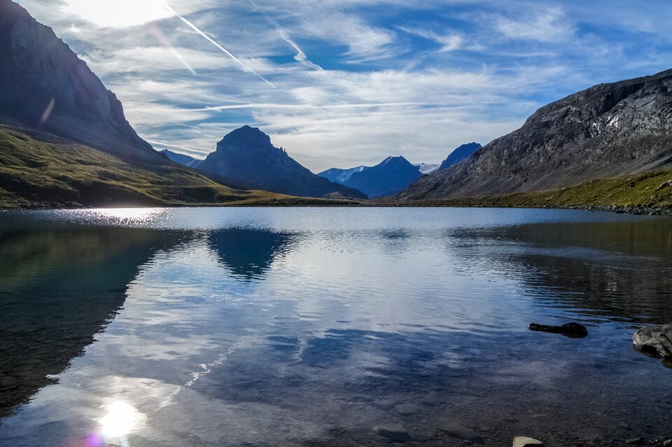 Sky mountain landscape