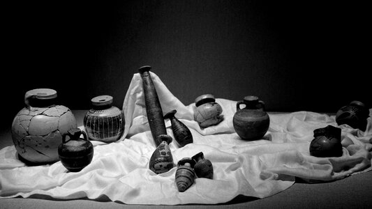 Still life museum sculpture