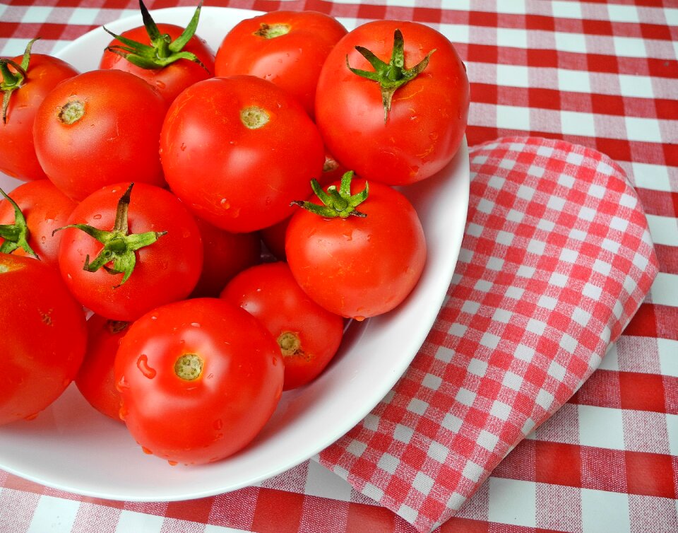 Red organic vegetables chemical-free