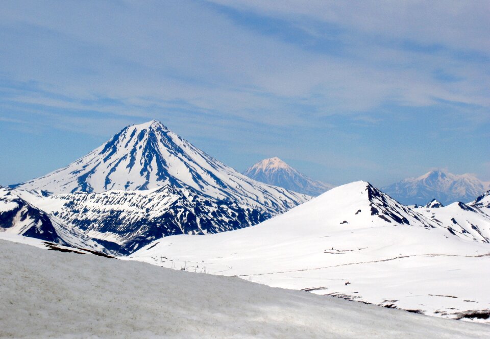 Snow landscape nature