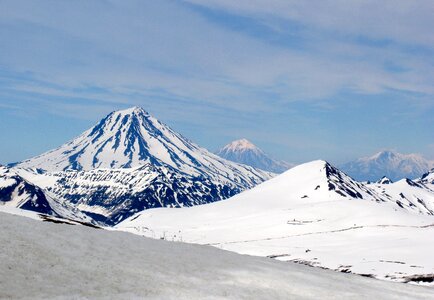 Snow landscape nature