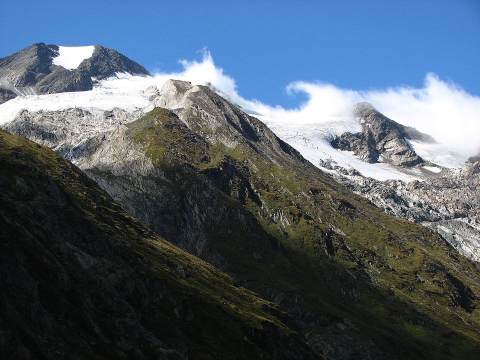 Alpine mountaineering hiking