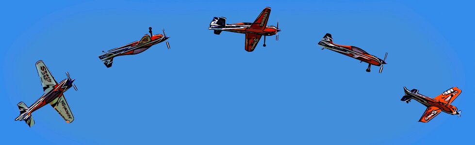 Airplane flight fly