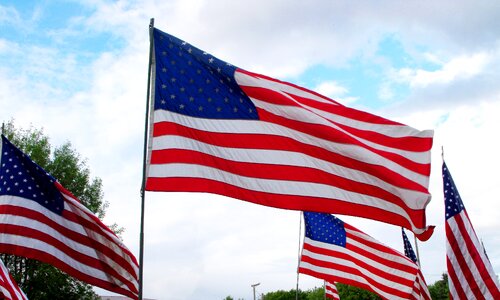 Red white blue