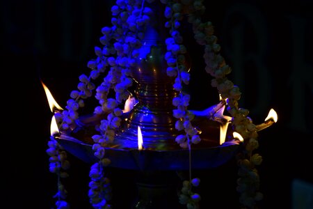 Vishu black lamp photo