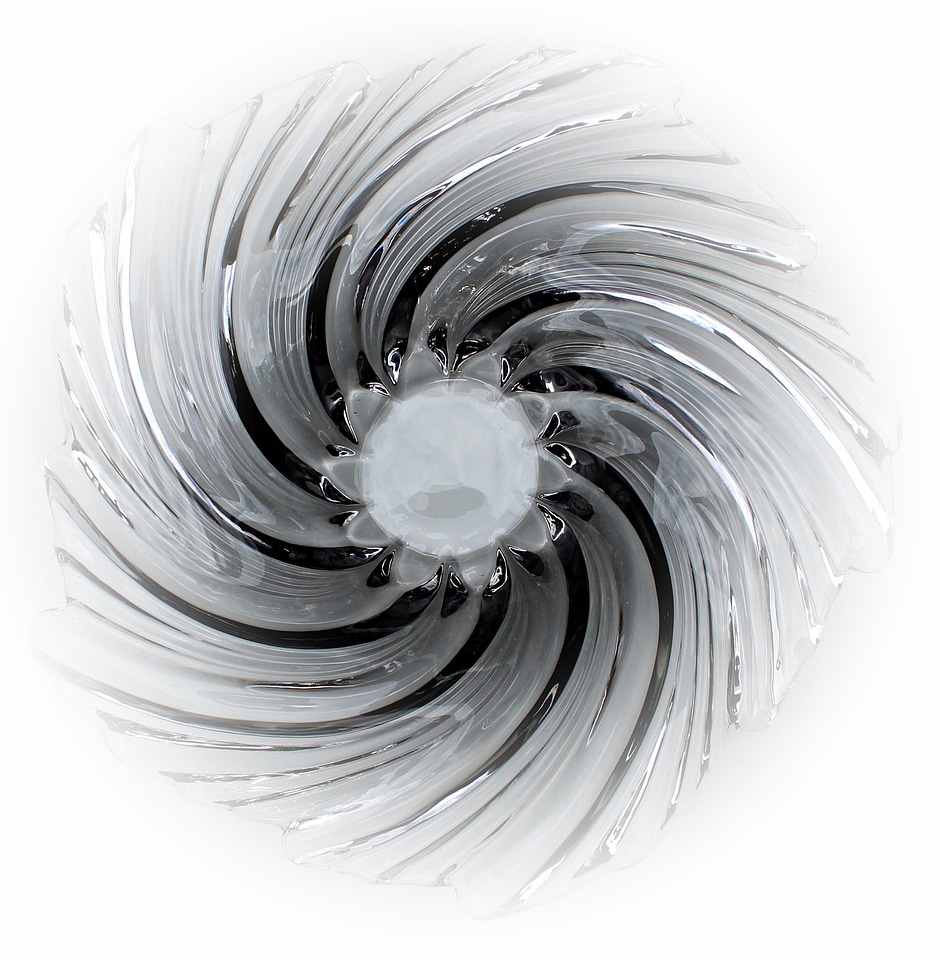 Glass glass bowl shell
