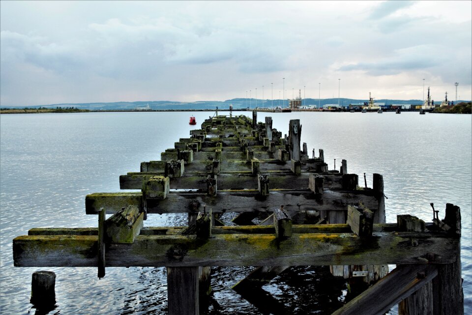 Old pier wood afternoon