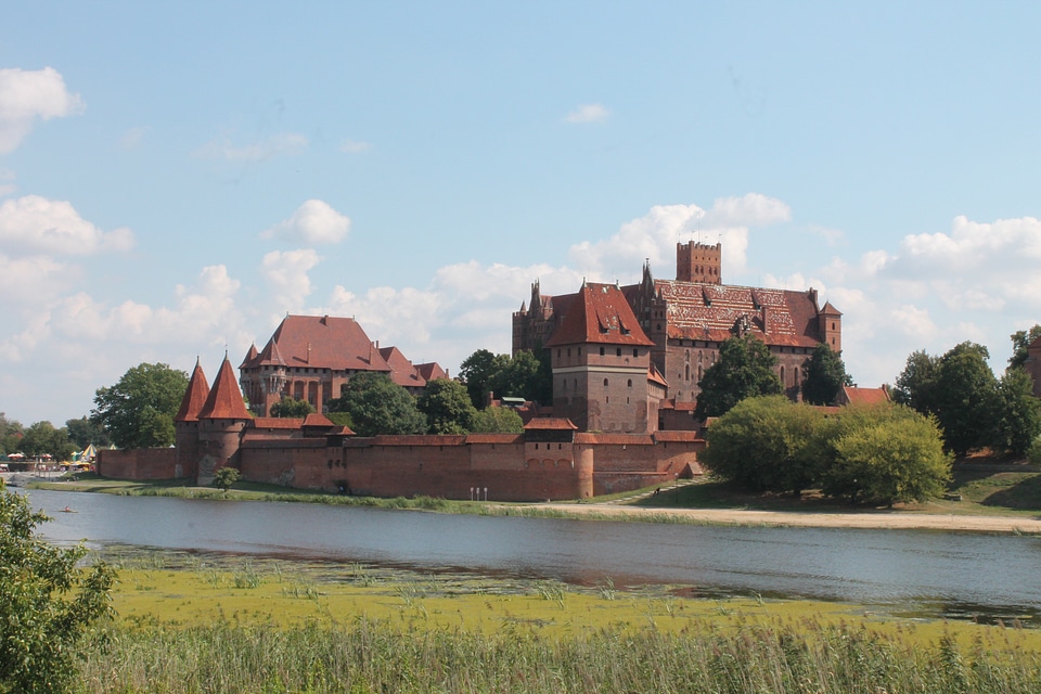 Malbork landscape castle