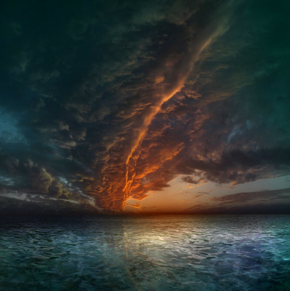 Mediterranean sunset malta