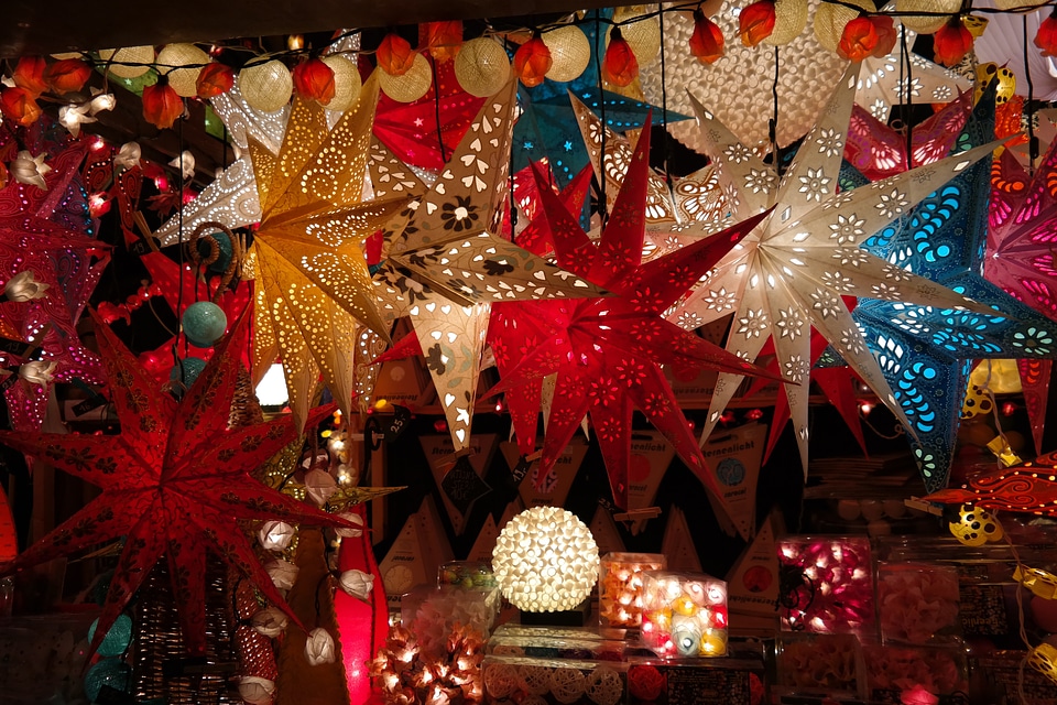 Colorful color market