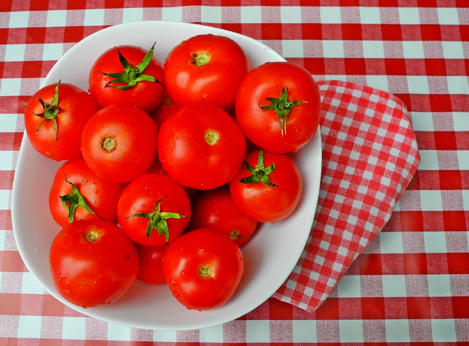 Red healthy organic vegetables
