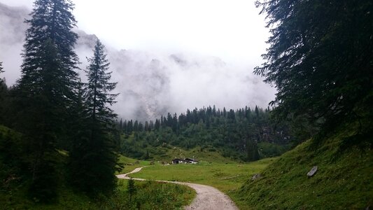 Fog mountains schachen