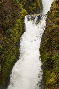 Kayak daredevil extreme sports photo