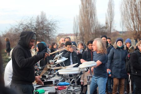 Street band drum instrument