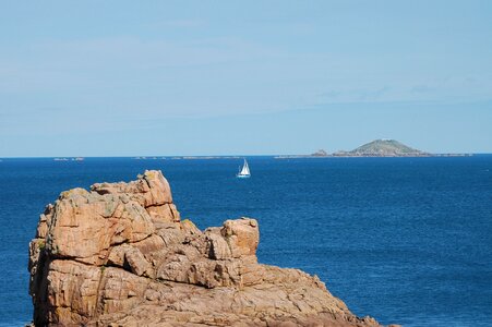 Boat france rock photo