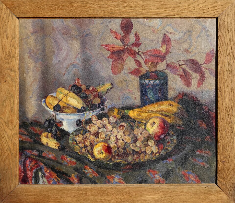 Fruit basket painting frame