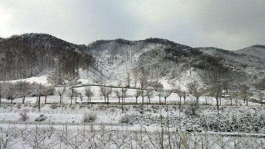 Landscape snow oriental