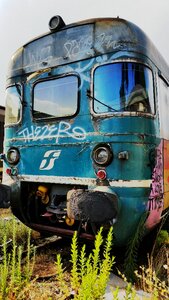 Train wagon graffiti photo