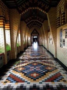 Architecture cloister monastery