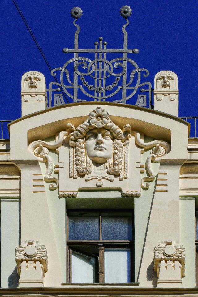 Architecture house facade building