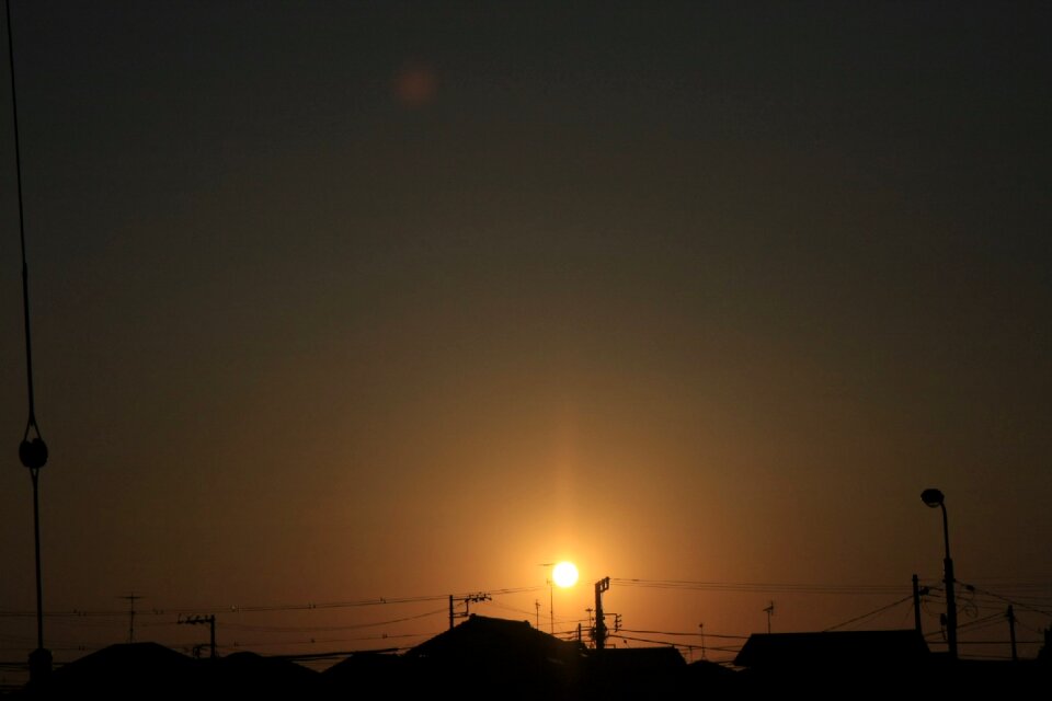 Sun residential sky