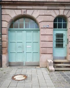 Intact nuremberg the air-raid shelter photo