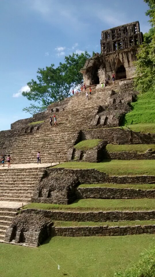 Pyramid chiapas ruin