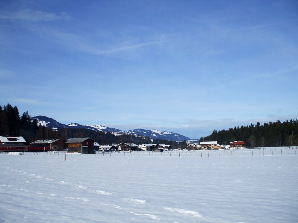 Allgäu snow winter