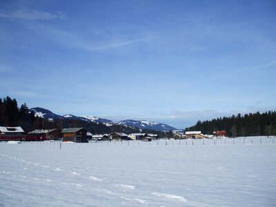 Allgäu snow winter