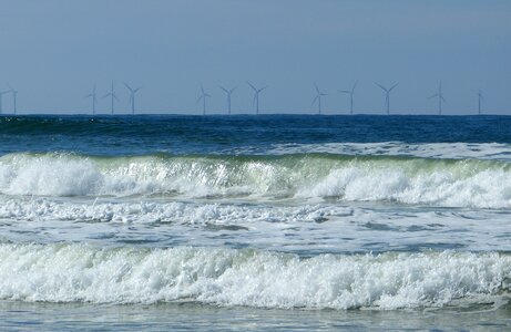 Spray wind park cold photo