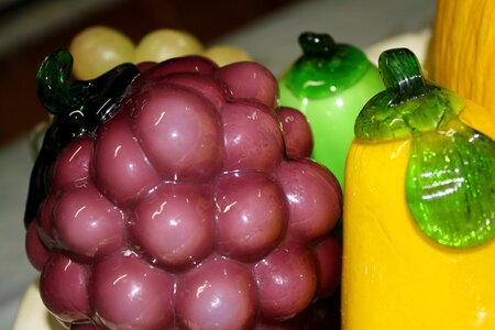 Fruit glass grapes