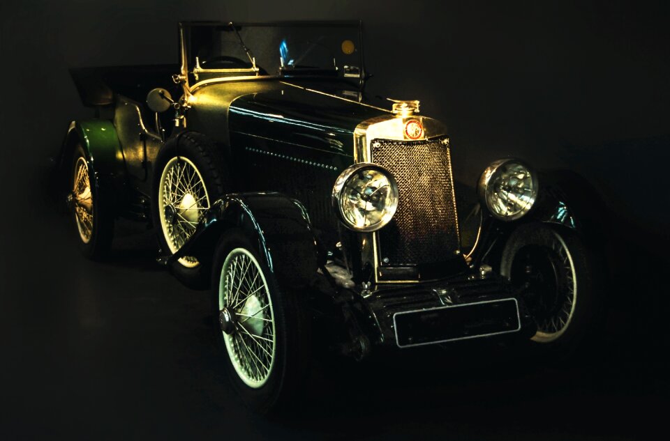 The vehicle auto old car