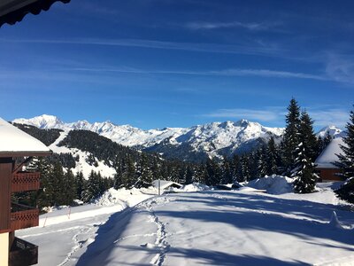 Holiday alps ski photo