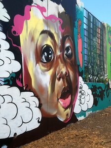 Grafitti street art downtown