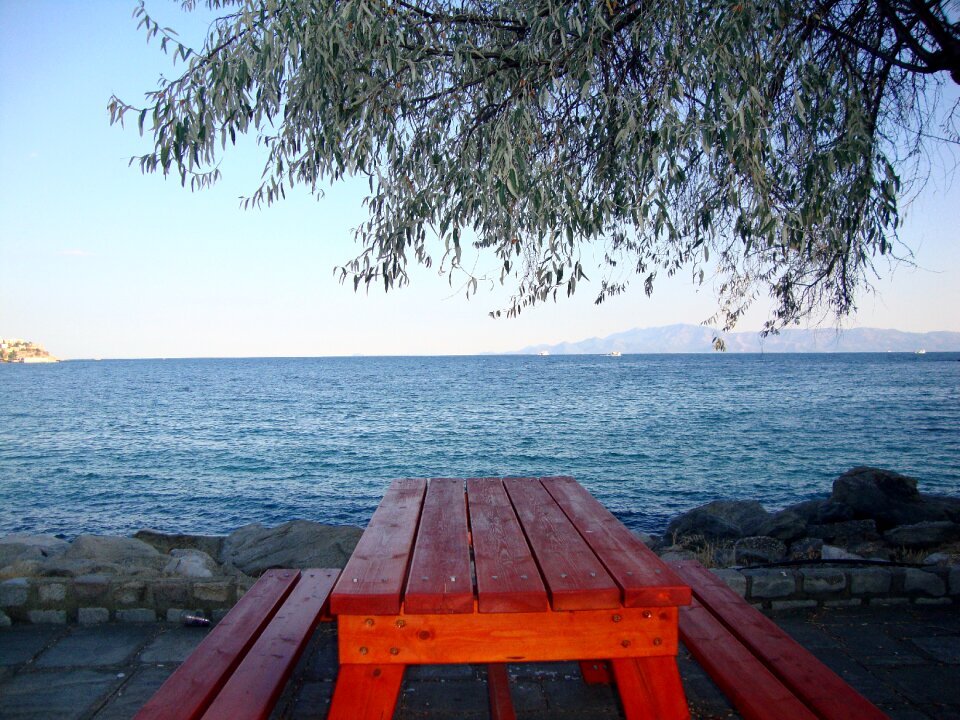 Bench sea beach