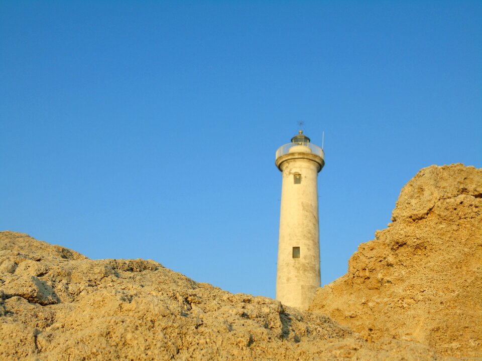 Cliffs sky blue