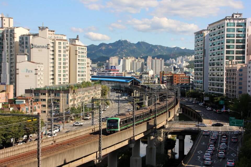 South korea subway transportation railway