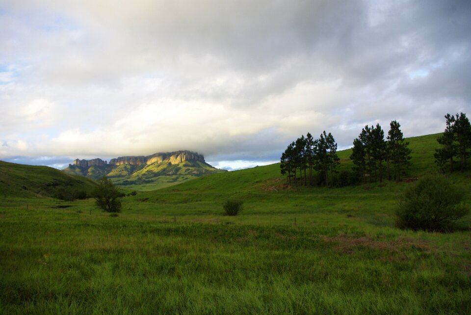 Free state platberg mountain