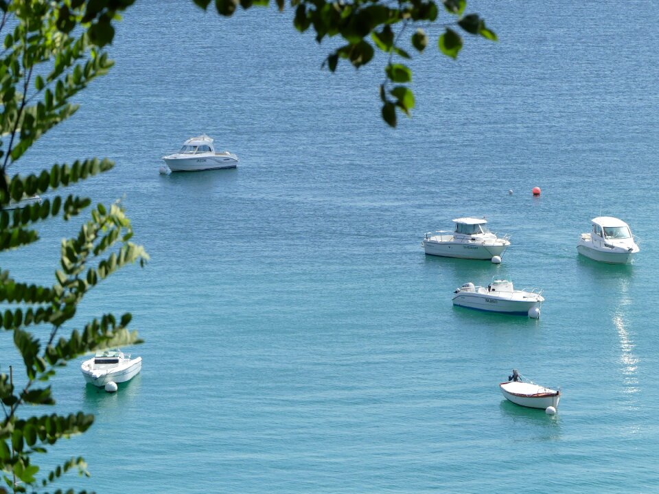 Boat landscape brittany