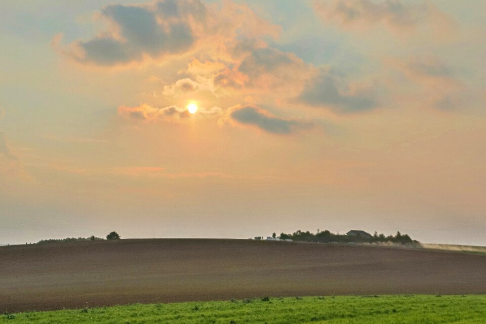 Afterglow clouds morgenrot