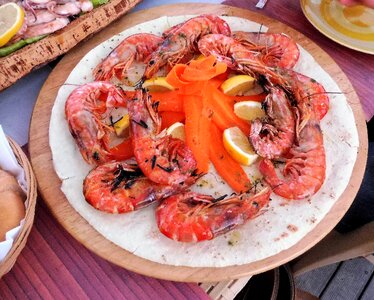 Mediterranean crab food tasty photo