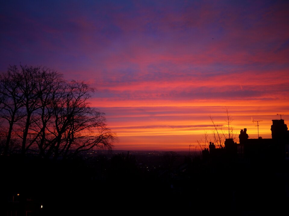 Sky europe evening