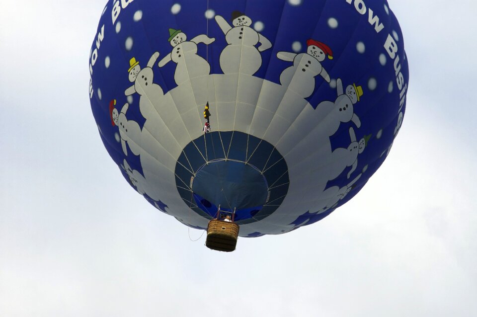 Festival flying colorful